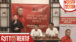 Anggota DPR RI, Stevano R Adranacus mendapat aspirasi soal perilaku oknum polantas di SBD. (nttkreatif.com/Ballack)