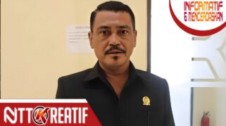 Ketua Komisi I DPRD SBD, Octavianus Dapa Talu, saat ditemui wartawan di Kantor Bupati SBD (nttkreatif/Ballack)