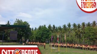 Perkemahan Pelantikan Bantara Tahun 2025 yang digelar oleh MAN Manggarai Timur tampil beda dan berlangsung meriah. (nttkreatif.com/Arif Dhanurendra)