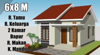 Anda ingin punya rumah minimalis 6x8? Coba kita berikut.