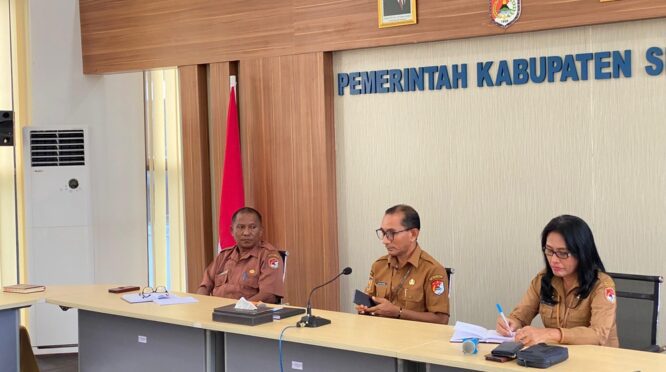 Disarpus Sikka gelar sosialisasi Aplikasi Srikandi. (nttkreatif.com/Mardat)