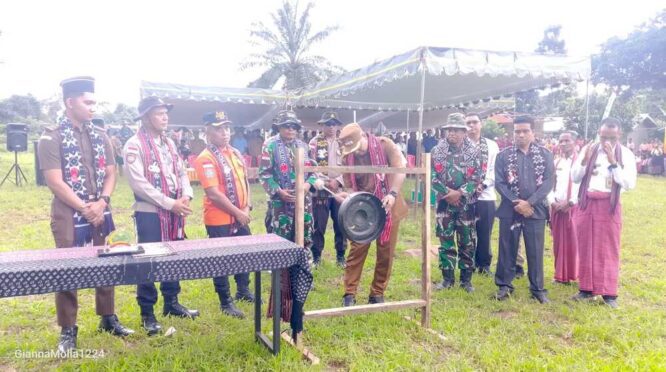 Bupati Sikka, Juventus Prima Yoris Kago menyebut kalau semua pihak di daerah mendukung penuh pelaksanaan TMMD. (nttkreatif.com/Mardat)
