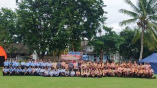 Lanal Maumere gelar Persami. 5 sekolah terlibat. (nttkreatif.com/Mardat)
