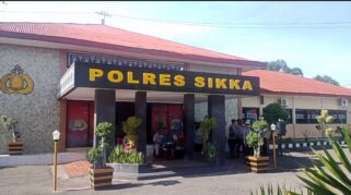 Anggota Polres Sikka diduga terlibat dalam penimbunan BBM. (nttkreatif.com/Mardat)