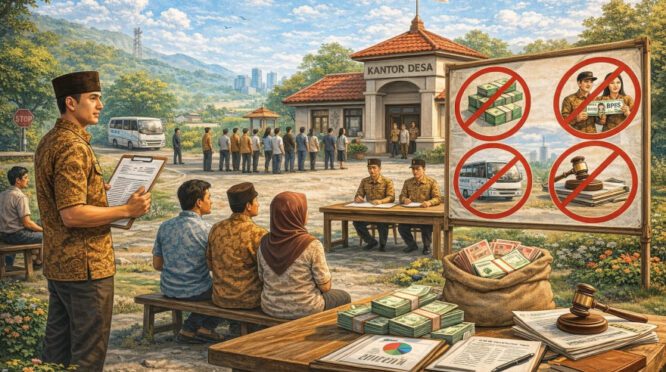 Penggunaan dana desa di tahun 2026 kian diperketat.