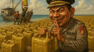 Oknum anggota Polres Sikka diduga jadi beking penimbunan BBM di Sikka. (Ilustrasi)