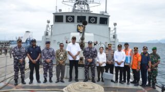 Komandan Danguspurla menyinggahi Maumere dan disambut Forkompimda Sikka. (nttkreatif.com/Mardat)