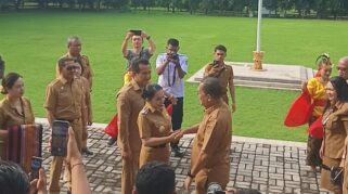 Gubernur NTT, Melki Laka Lena memuji kepemimpinan Bupati dan Wakil Bupati SBD. (nttkreatif.com/Ballack)