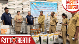 Perum Bulog Cabang Maumere resmi meluncurkan program bantuan pangan (nttkreatif.com/Ballack)