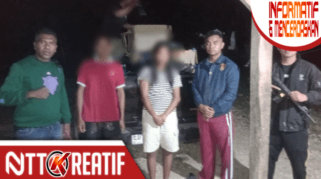 Seorang guru asal Kodi Blaghar diamankan Polres SBD usai terlibat dalam penimbunan BBM. (nttkreatif.com/Ballack)