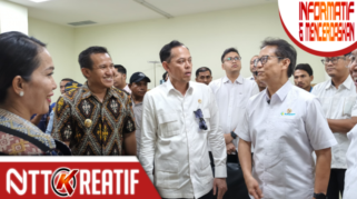 Menkes Budi Gunadi Sadikin berkesempatan meninjau RSUD Reda Bolo. (nttkreatif.com/Ballack)