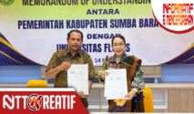 Pemkab SBD bangun kerjasama dengan Unflor. (Facebook.com/@Kominfo Sumba Barat Daya)