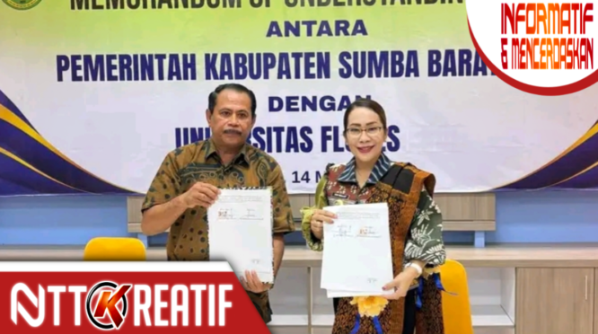 Pemkab SBD bangun kerjasama dengan Unflor. (Facebook.com/@Kominfo Sumba Barat Daya)