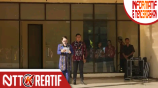 Bupati SBD, Ratu Wulla Talu saat memimpin apel peringatan Harganas. Dirinya menyentil soal peran penting keluarga. (Facebook.com/@Prokompi Sumba Barat Daya)