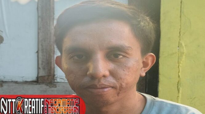 Korban penipuan dan penyekapan oleh sindikat di Pulau Bali, Yubilate Kristian Bulu (Krisno). (NTTKreatif.com)