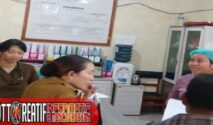 Bupati SBD Ratu Wulla Talu, memutuskan untuk sementara waktu berkantor di Rumah Sakit Umum Daerah (RUSD), Reda Bolo, Pada selasa 02 Juni 2026. (NTTKreatif.com/ Fren Ghoghi)