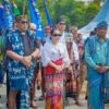 Bupati SBD, Ratu Wulla Talu, saat menghadiri pembukaan Sidang Sinode ke-44 Gereja Kristen Sumba (GKS) di GKS Jemaat Nggongi. Foto: Prokompi Sumba Barat Daya.