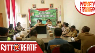 Bupati SBD, Ratu Wulla Talu memimpin rapat Satgat Pajak dan meminta tidak ada kebocoran penerimaan pajak. (Facebook.com/@Prokompi Sumba Barat Daya)