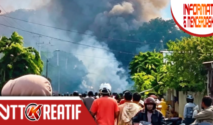 Konflik antar desa di Adonara, Flores Timur kembali pecah pagi tadi. 3 warga dikabarkan meninggal dunia. (Facebook.com)
