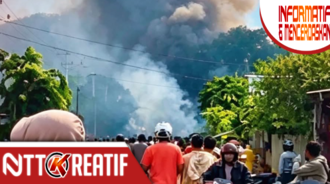 Konflik antar desa di Adonara, Flores Timur kembali pecah pagi tadi. 3 warga dikabarkan meninggal dunia. (Facebook.com)