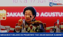 Megawati Tolak Kursi Mentri Dari Prabowo, Gerindra Angkat Bicara. (Foto. Tangkap layar YouTube Tribunnews)