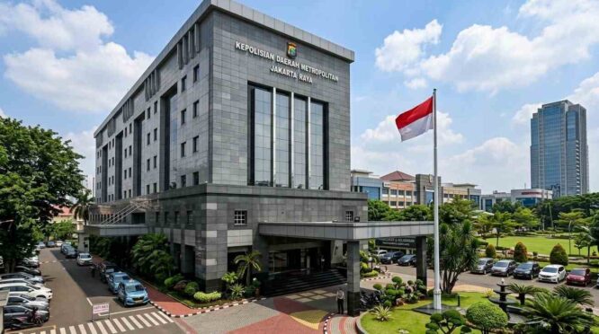 Foto. Gedung Polda Metro Jaya.