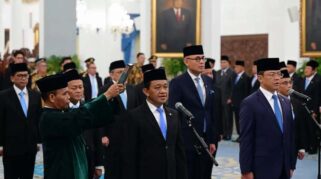 Presiden Prabowo Subianto melantik sejumlah Menteri dan Wakil Menteri. Ini daftarnya. (Facebook.com/@Kementerian Sekretariat Negara RI)